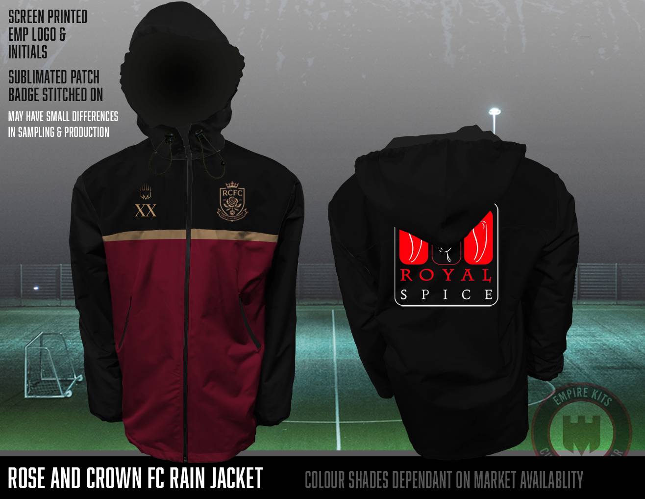 Rose and Crown FC - Rain Jackets