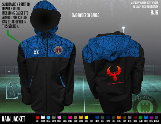 Kidsgrove Saints Snipers - Rain Jacket (blue)