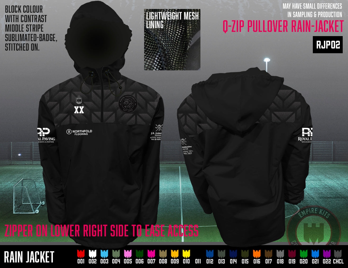 Woking Predators FC Rain Jackets (Northford Flooring)