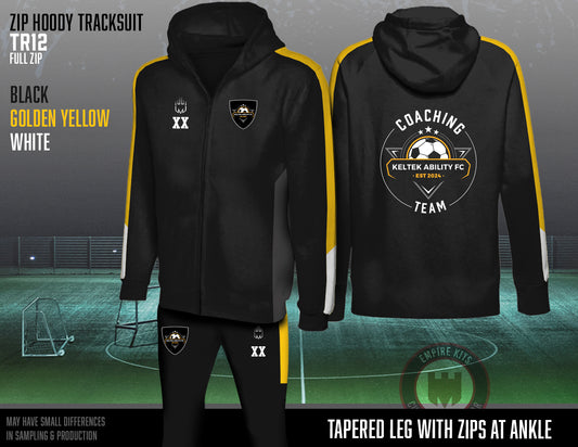 KELTEK ABILITY - Full Zip hooded Tracksuit