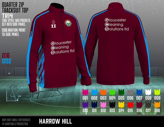 Harrow hill Quarter Zip Tracksuit Top