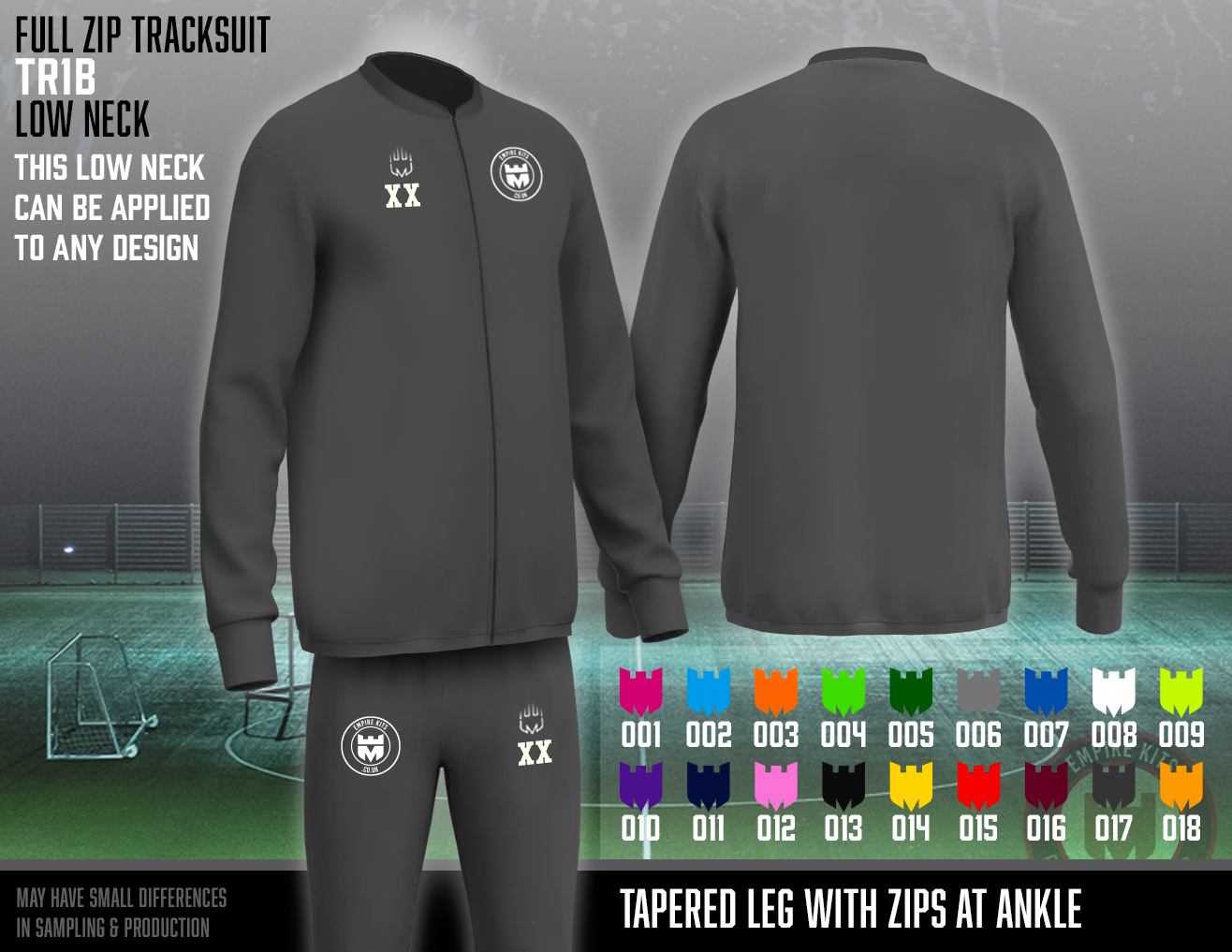 Custom Full Zip Tracksuits