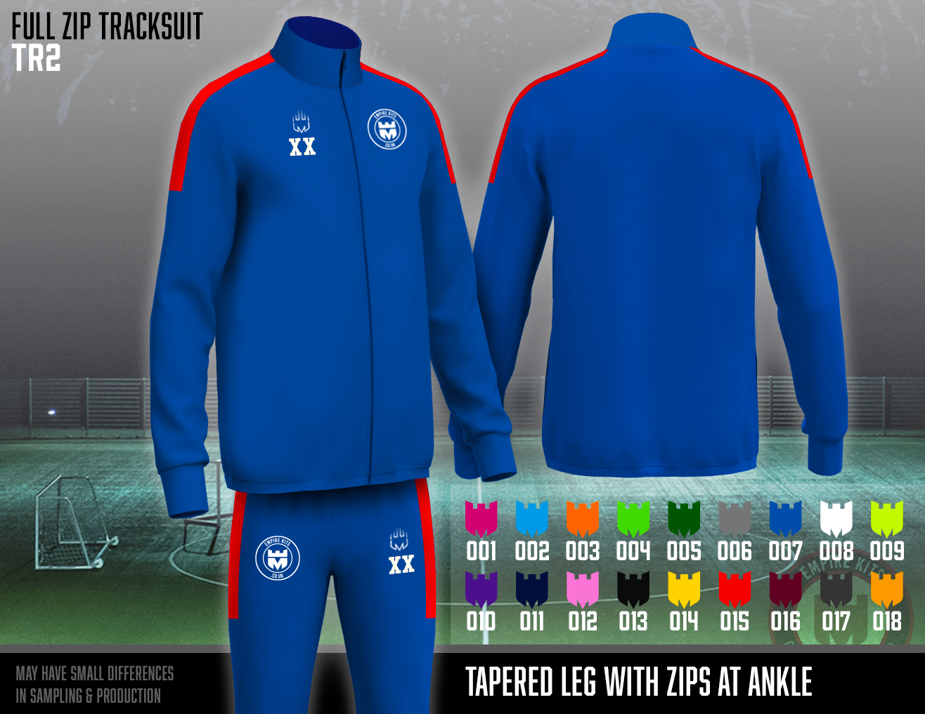 Custom Full Zip Tracksuits