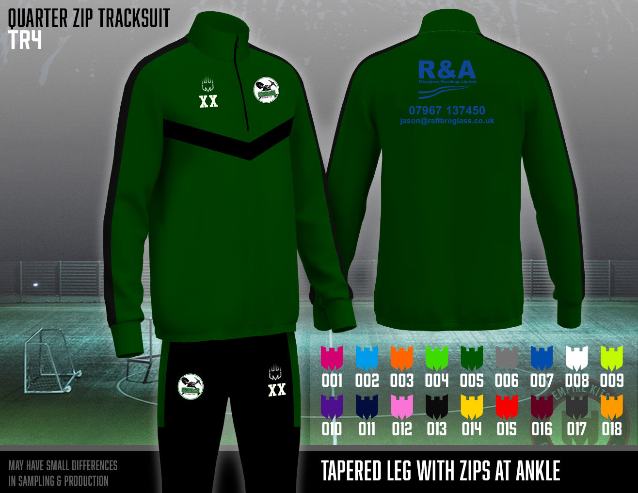 Haydon Sports FC - 1/4 Zip Tracksuit