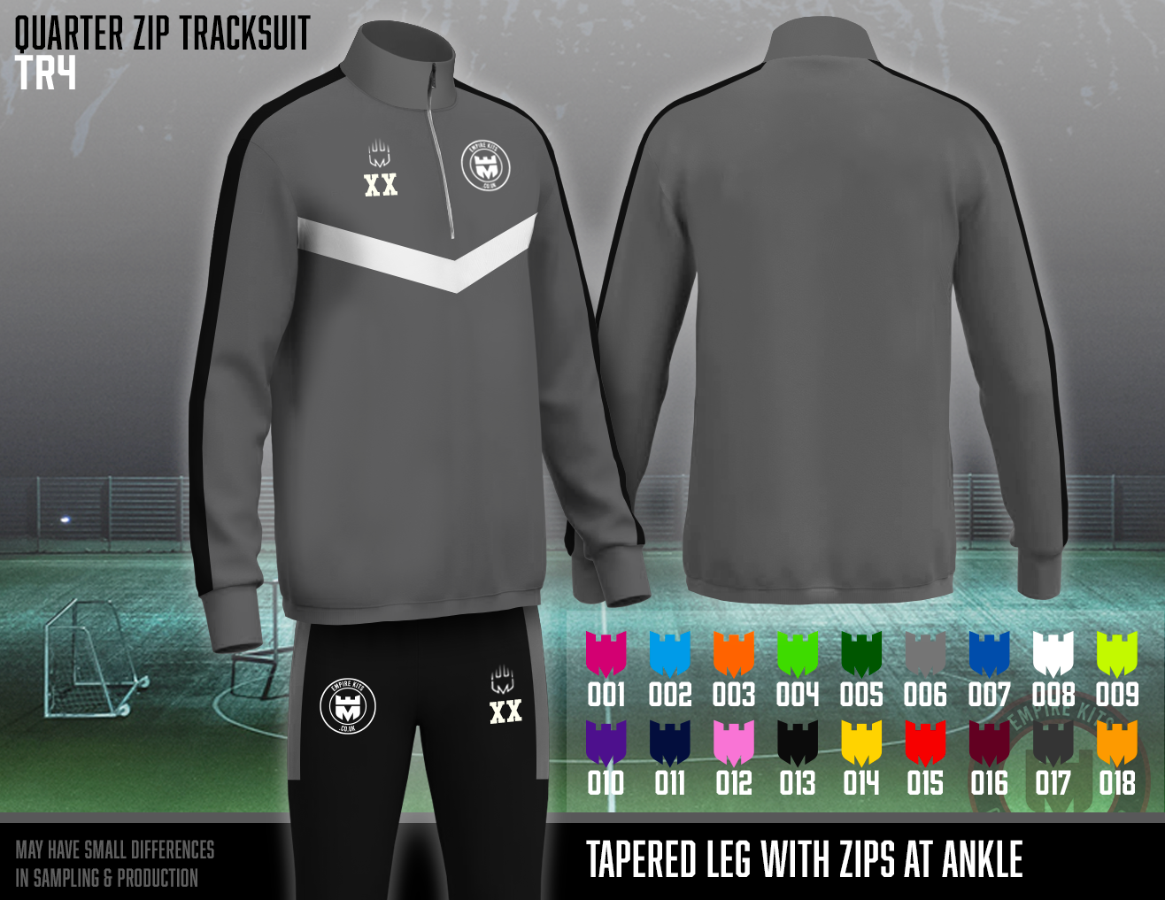 Custom 1/4 Zip Tracksuits