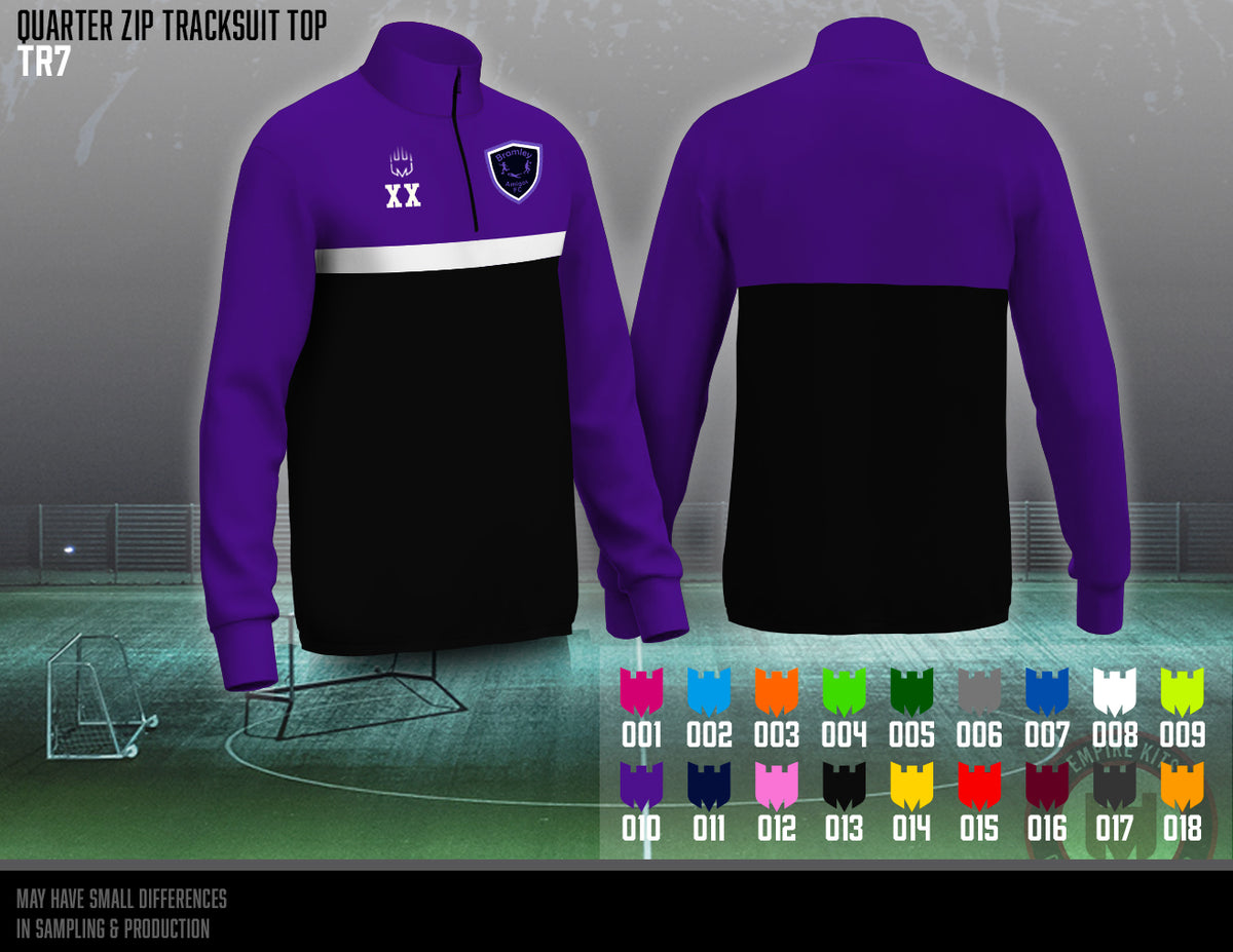 Bramley Amigos FC - Quarter Zip Tracksuit Top