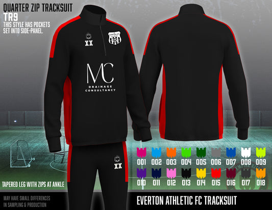 Everton athletic FC 1/4 Zip top