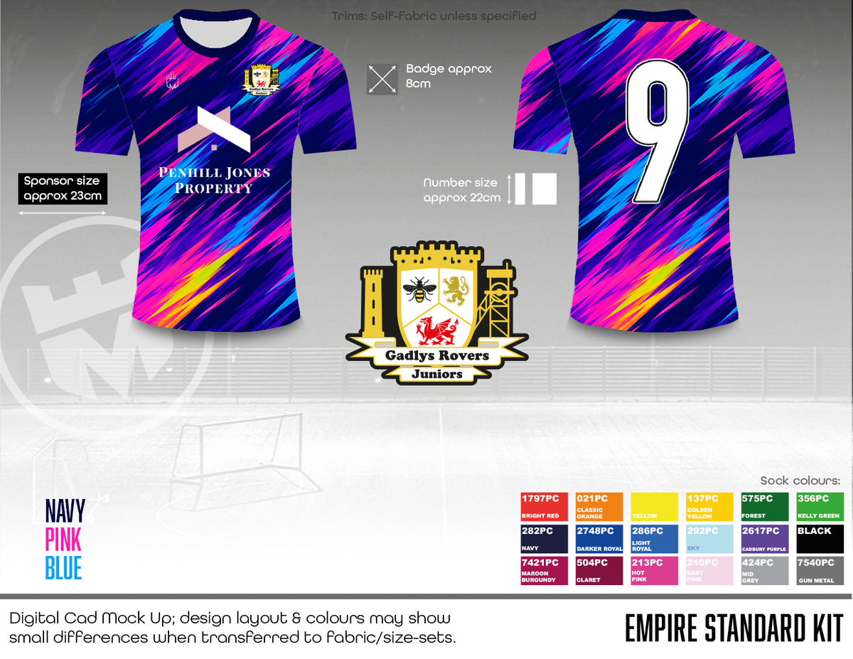 Gadlys Rovers Juniors FC - training shirt (Fabric A)