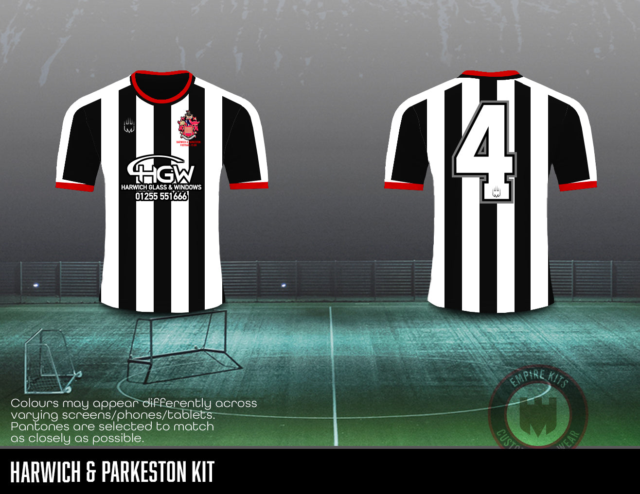 Harwich & Parkeston FC- REPLACEMENT KIT