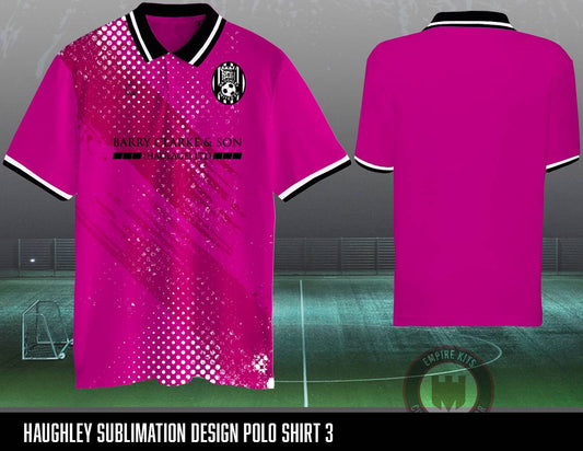 Haughley United Pro Team Polo Shirt (Pink)