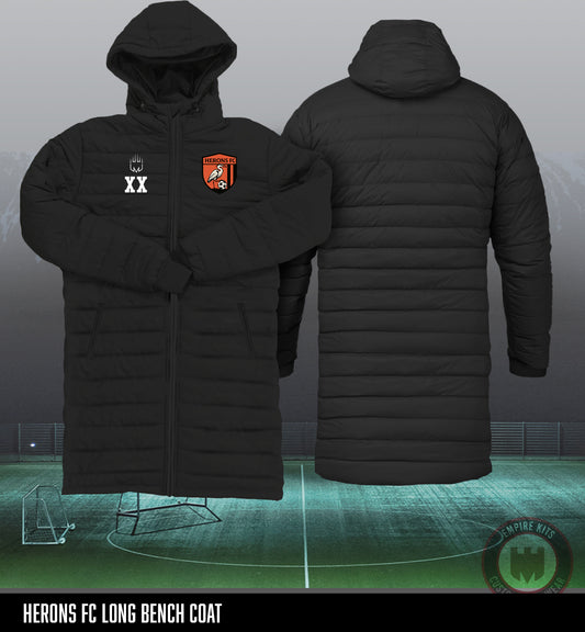 Herons FC -  Long Bench Coat