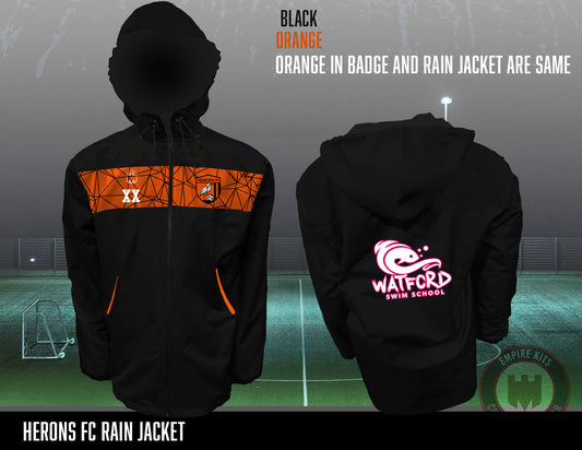 Herons FC Rain Jacket (WATFCRD)