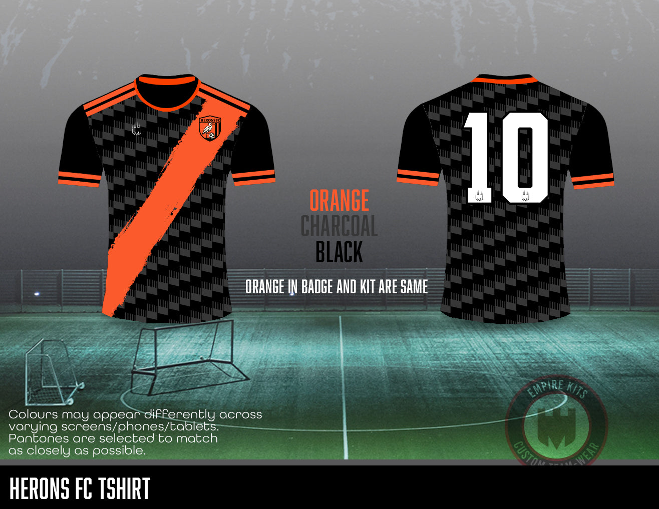 Herons FC - Jersey (Charcoal black)