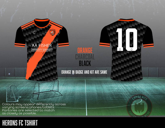 Herons FC - Jersey (AA Fisher Charcoal black)