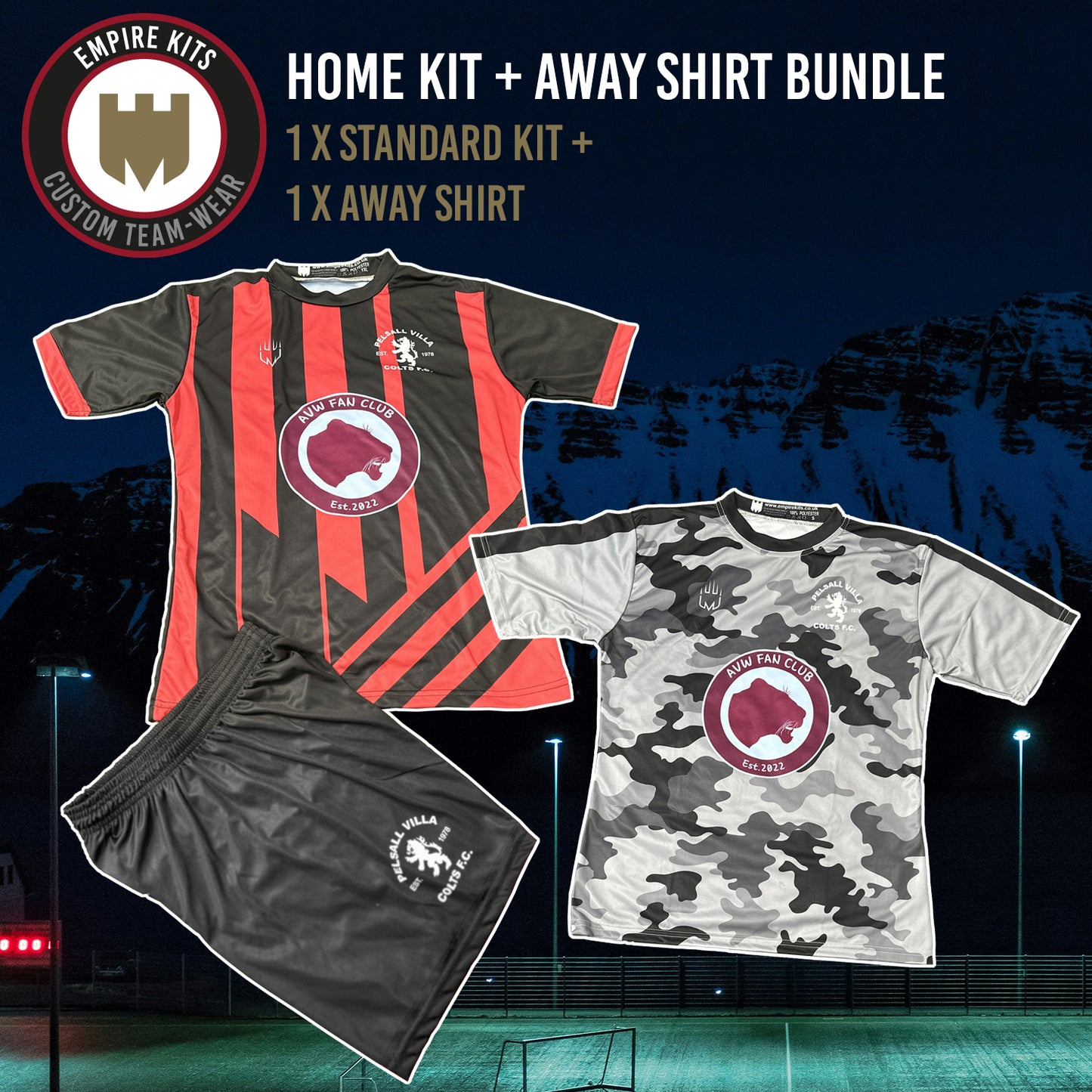 Home Kit + Away Shirt Bundle