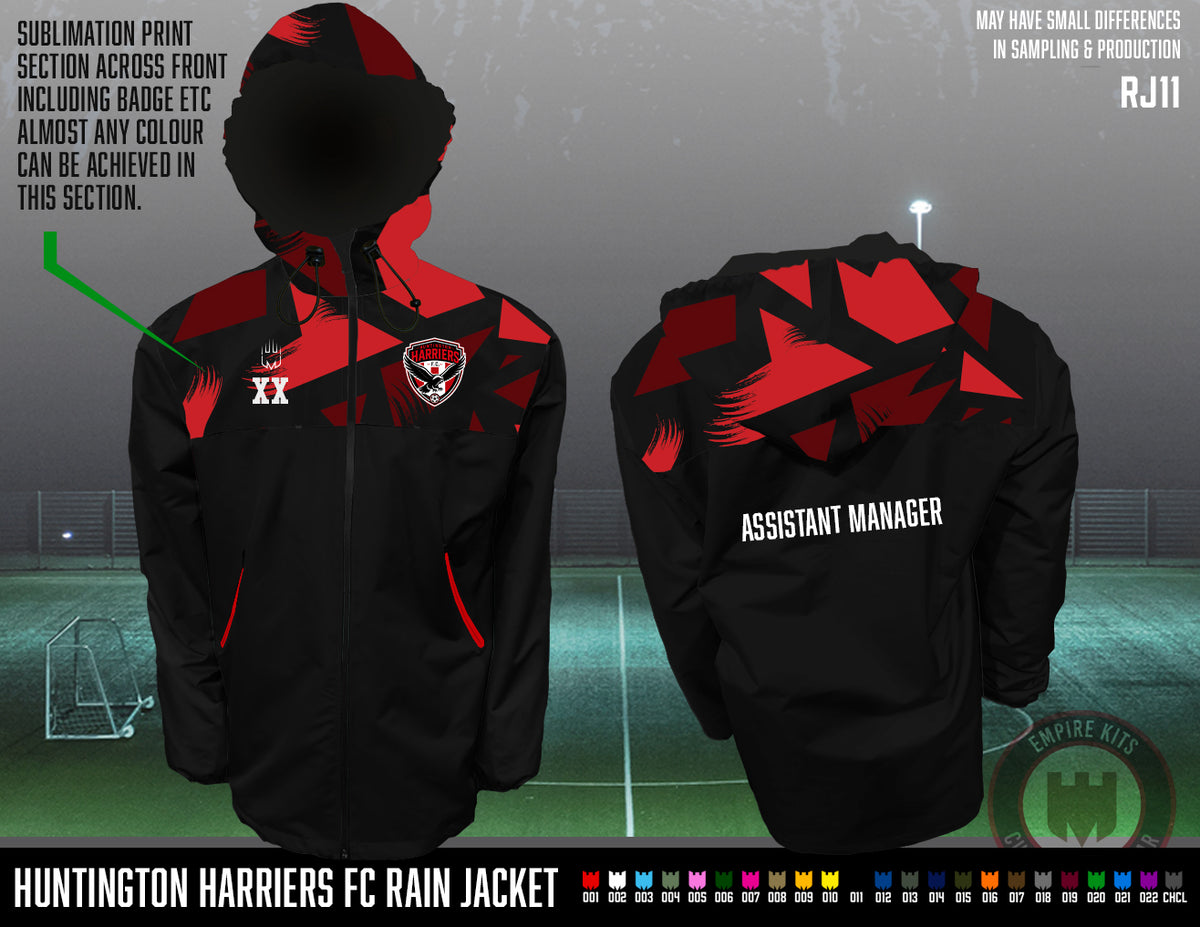 Huntington harriers FC - Rain Jacket (Assistant manager)