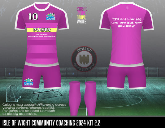 Isle of Wight - Football Kit (Pink)