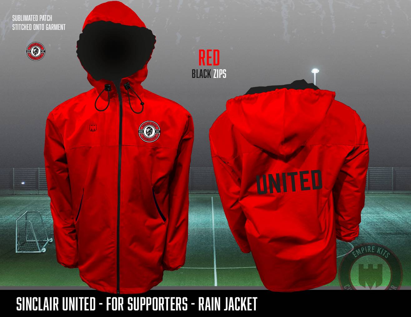 Sinclair U10 Lions - Rain Jackets – empirekits
