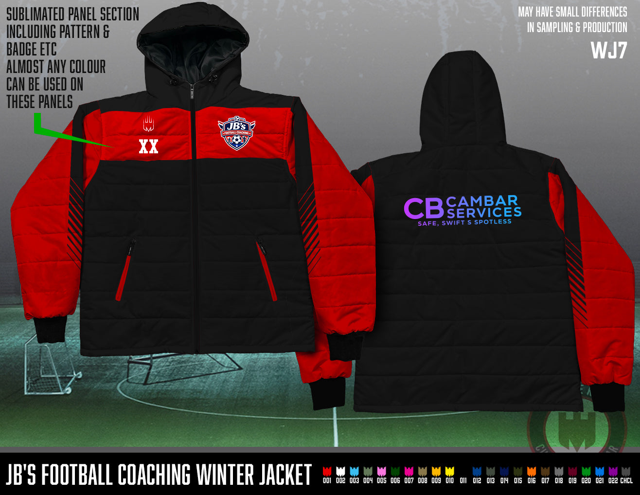 JB's Football Coaching - Winter Jacket