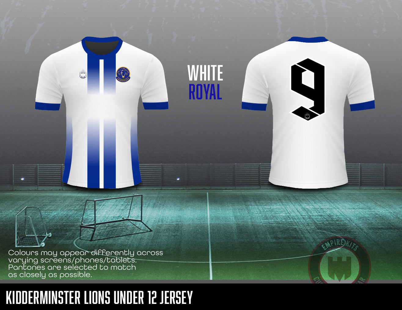 Kidderminster Lions - U12's training top - Fabric A