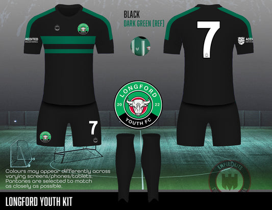 Longford Youth Fc - Kit (black)