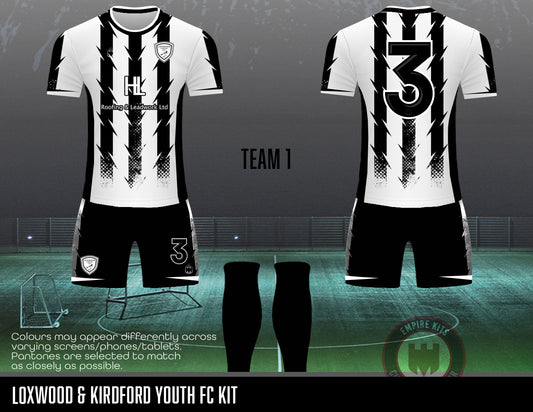 Loxwood & Kirdford Youth FC - Home Kit (U7 Comets)
