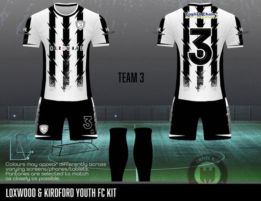 Loxwood & Kirdford Youth FC - Home Kit (U10 Lions.)