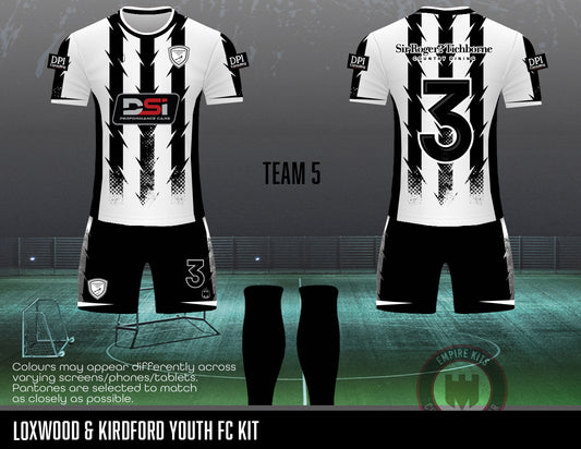 Loxwood & Kirdford Youth FC - Home Kit (U12 Leopards)