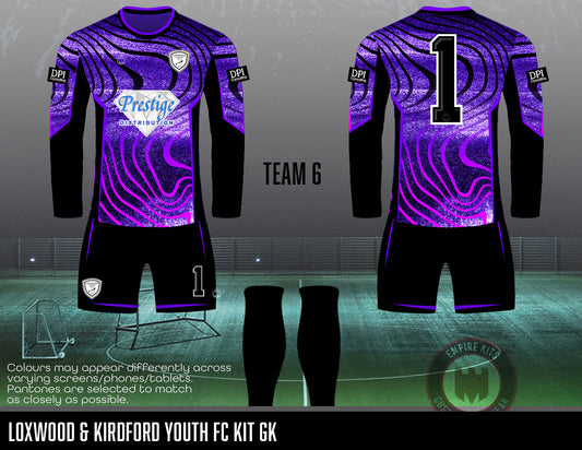 Loxwood & Kirdford Youth FC - GK Kit (U13 Girls)