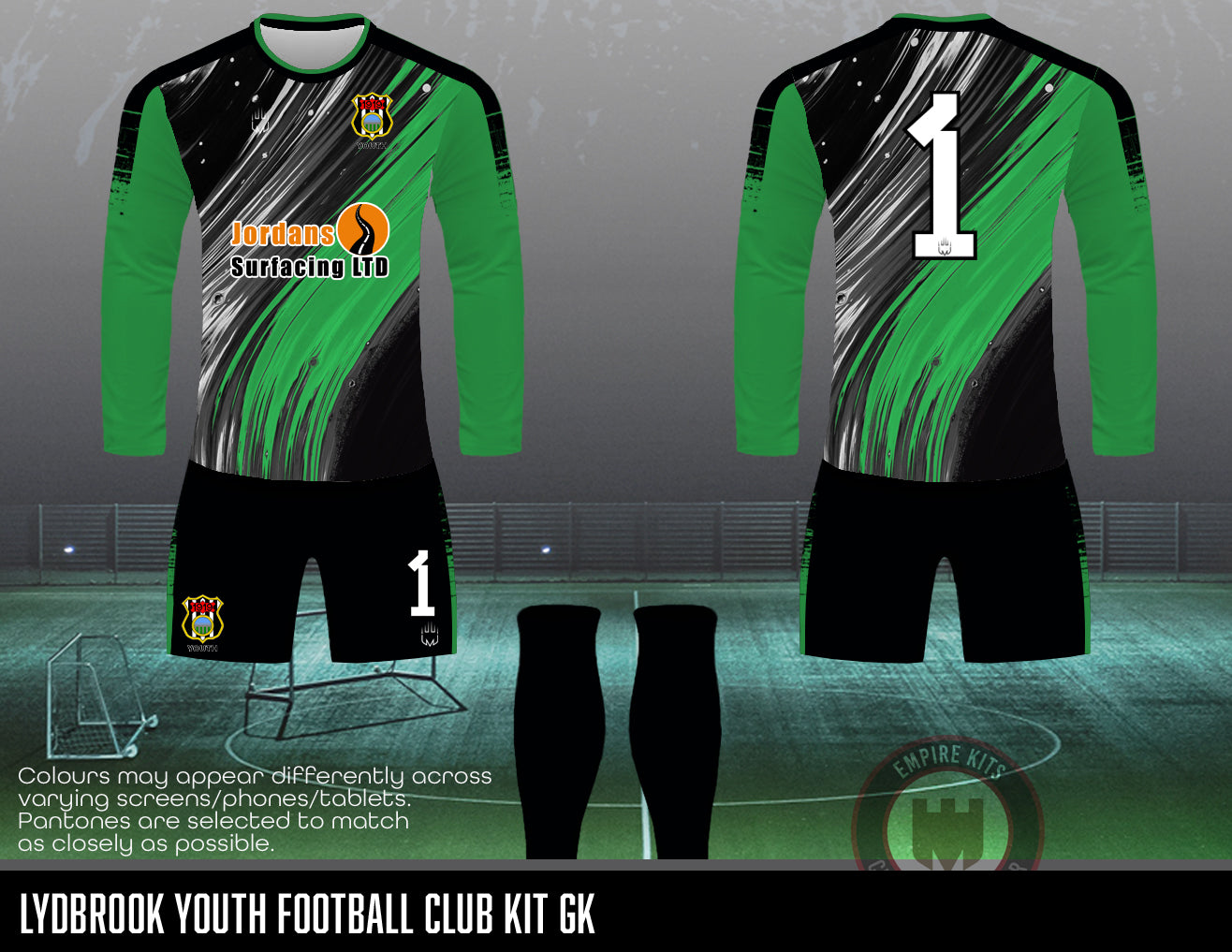 Lydbrook Youth FC - GK Kit (Jordans)