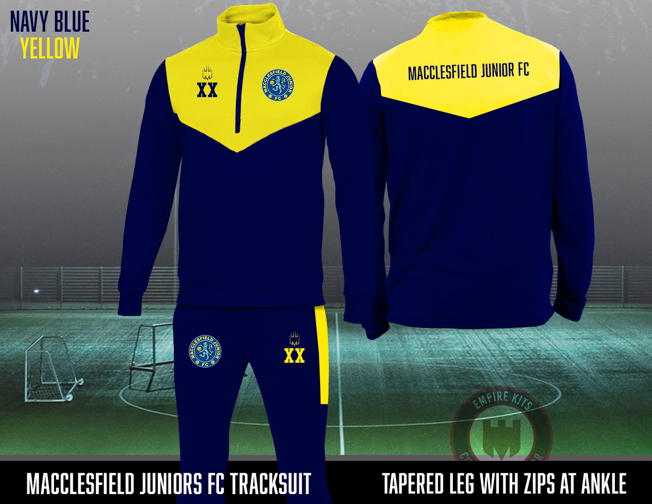 Macclesfield Juniors FC -  Quarter Zip Tracksuit