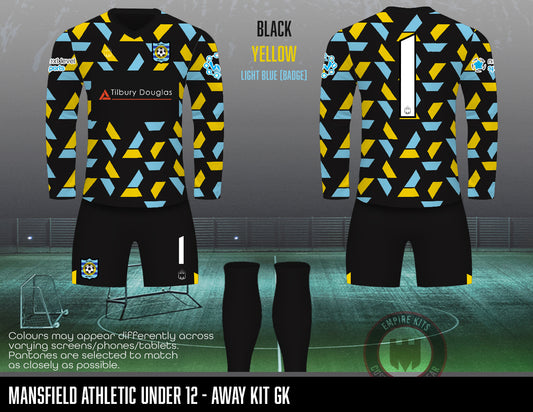 Mansfield Athletic - Away GK kit (U12)