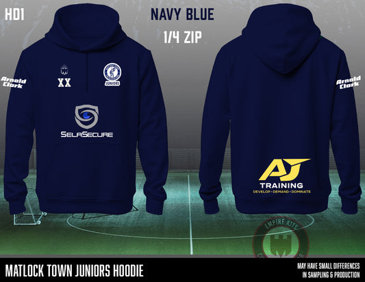 Matlock Town Juniors - Hoody (Navy blue)