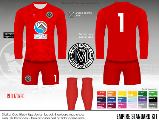Mirehouse afc - GK Kit (Fabric A)