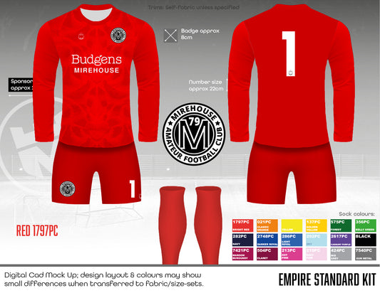 Mirehouse afc - GK Kit (Budgens)(Fabric A)