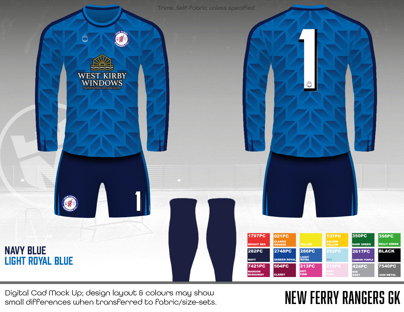 New Ferry Rangers - (West Kirby) GK - Fabric B