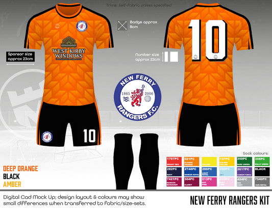 New Ferry Rangers - (West Kirby) Outfield - Fabric B