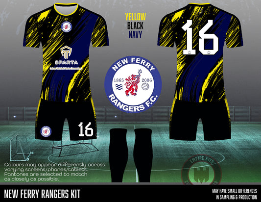 New Ferry Rangers - (Sparta) Outfield - Fabric B