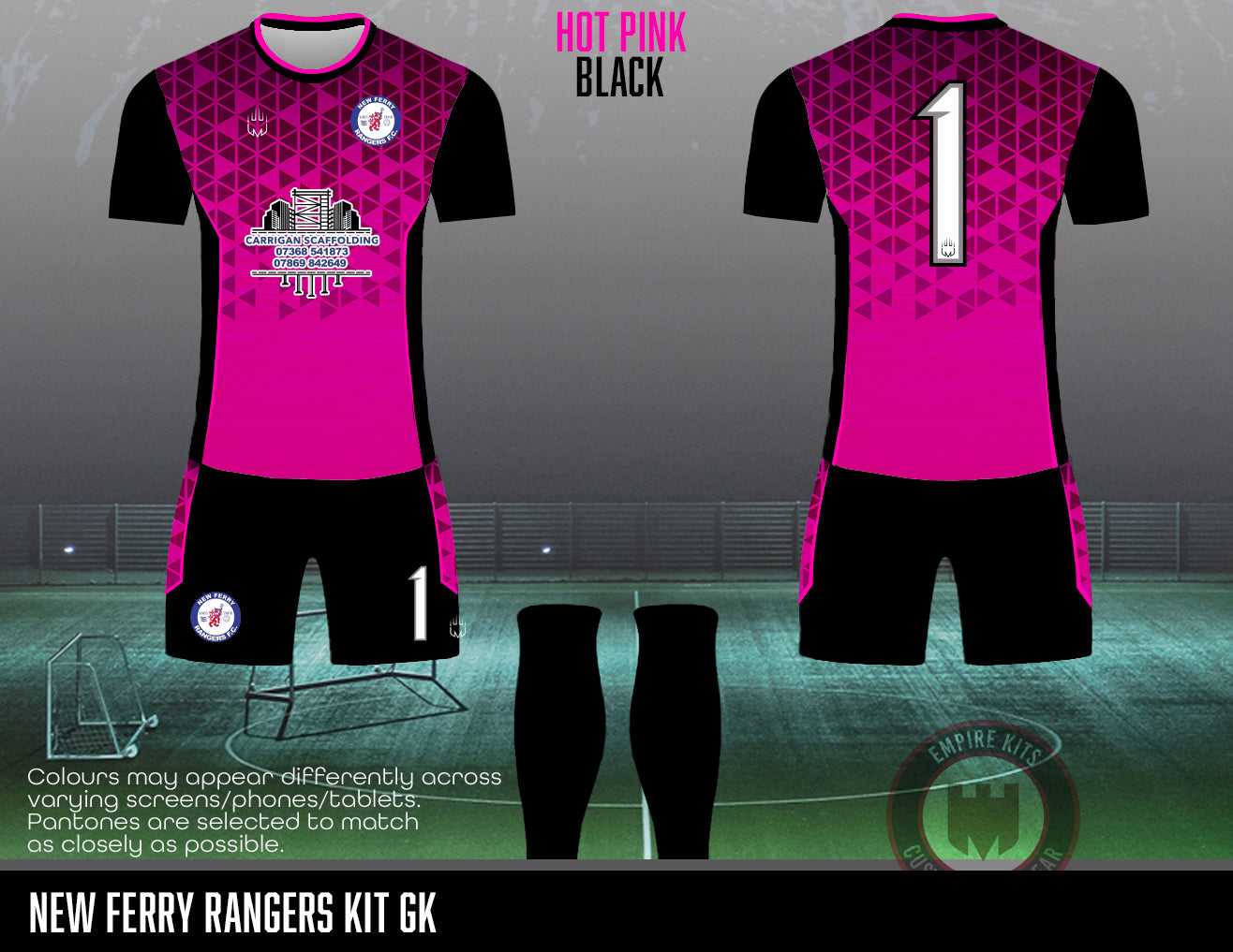 New Ferry Rangers - (Carrigan) GK - Fabric A