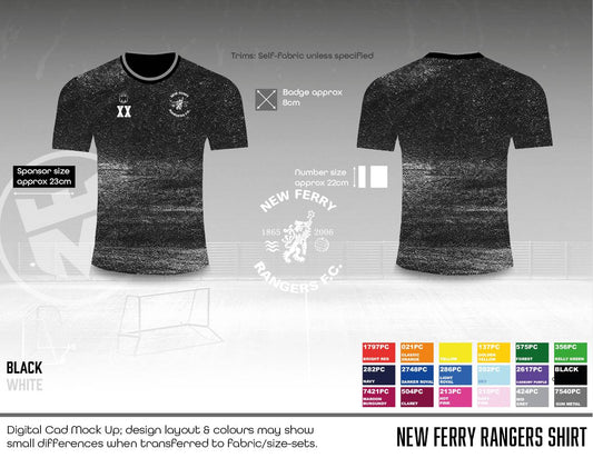 New Ferry Rangers - Training shirt (Fabric B)