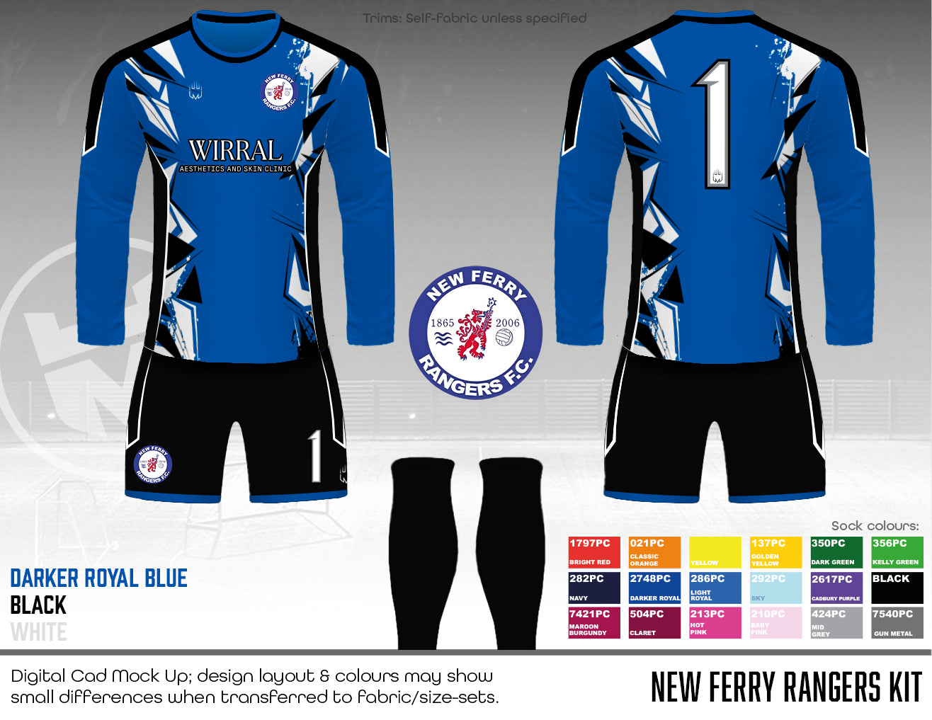 New Ferry Rangers - (Wirral) GK - Fabric B