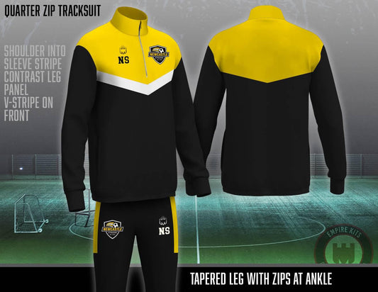 Newcastle Striker FC - Quarter Zip Tracksuit