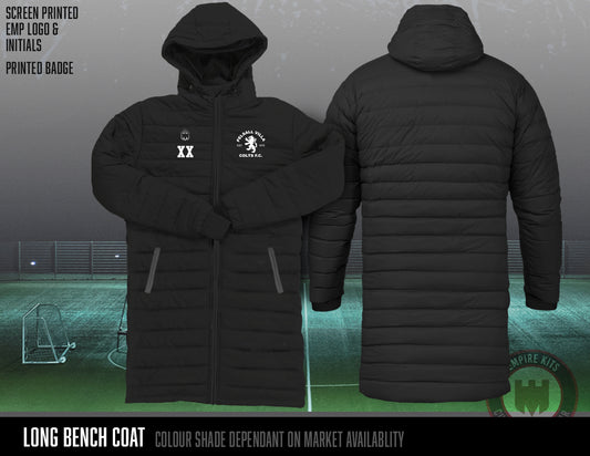 Pelsall Villa Colts -  Long Bench Coat