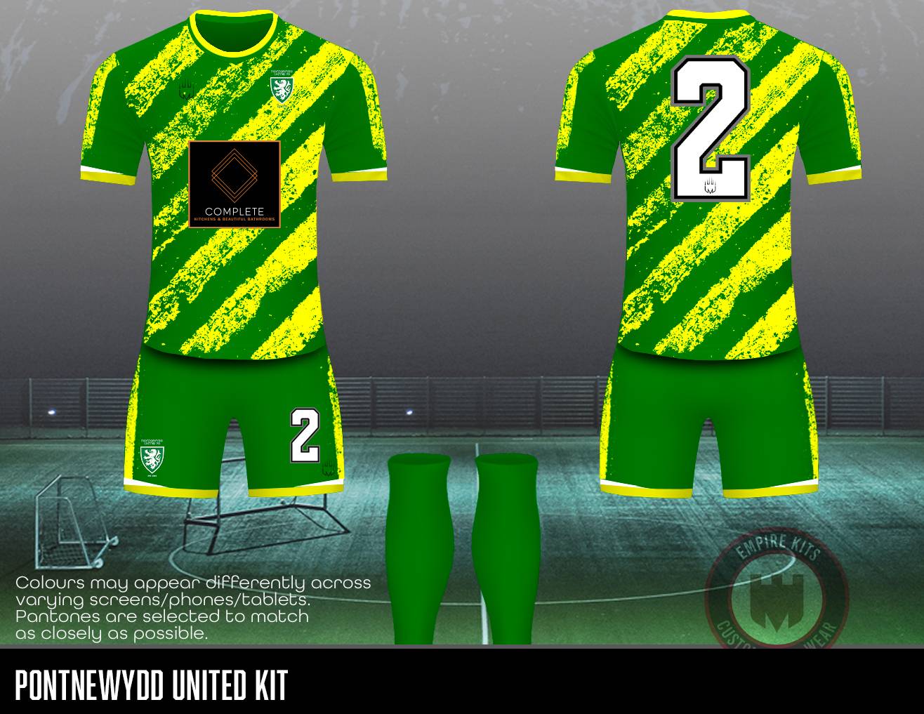 Pontnewydd United- REPLACEMENT KIT