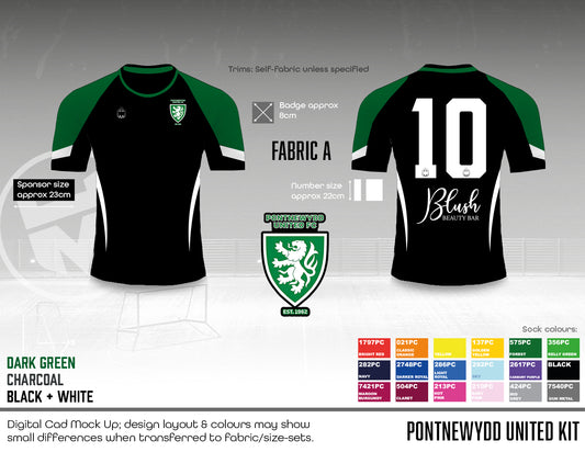 Pontnewydd United - Training Shirt (Fabric A)