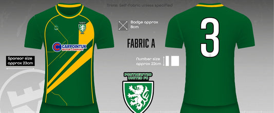 Pontnewydd United - Replacement Jersey (Fabric A)