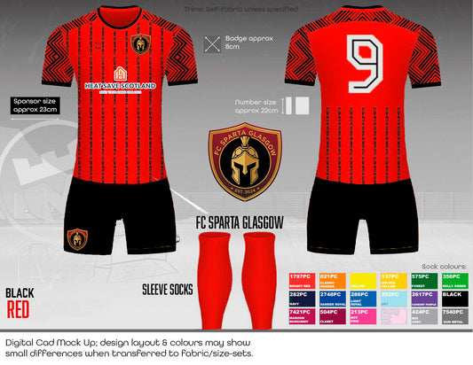 FC SPARTA GLASGOW - Home Kit