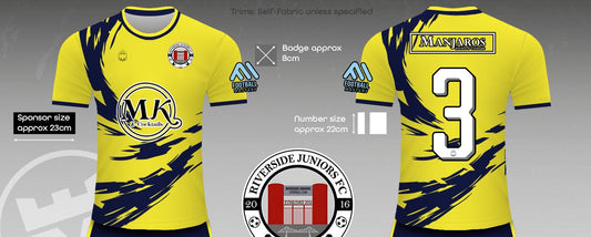 Riverside Juniors FC -  Jersey (yellow)
