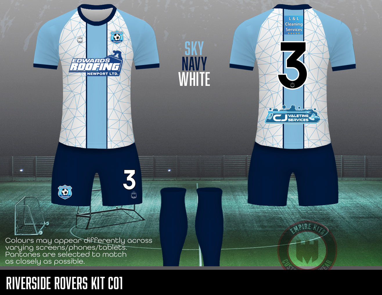 Riverside rovers- REPLACEMENT KIT Edwards roofing