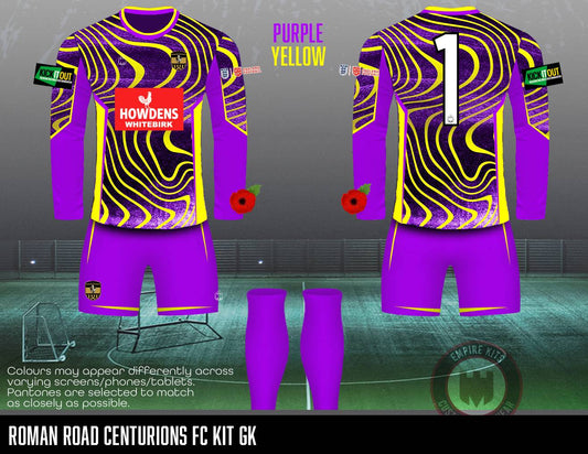 Roman Road Centurions FC - GK Kits (Howdens)